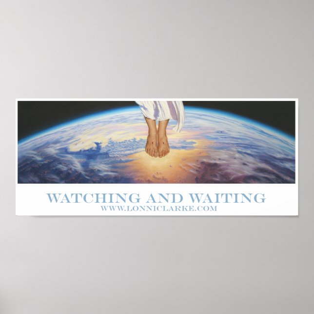 Poster "Regarder et attendre" par Lonni Clarke (Devant)