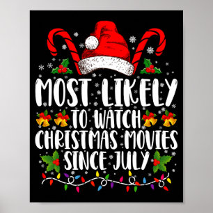 Poster Regarder très probablement des films de Noël depui