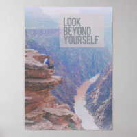 "Regardez au-delà de vous-même" Grand Canyon Poste