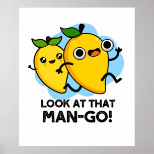 Poster Regardez Ce Jeu De Fruits Drôle De L'Homme