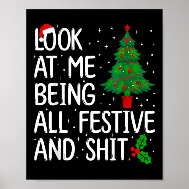 Poster Regardez-Moi Être Festif Et Noël (Devant)