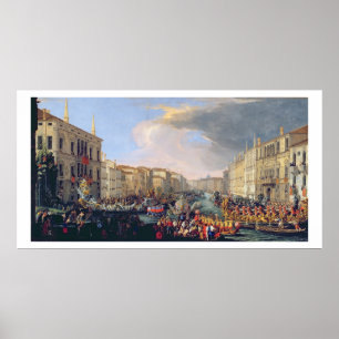 Poster Régate tenue en l'honneur de Frederick VI du