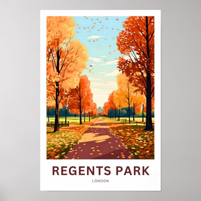 Poster Regents Park Londres Imprimer (Devant)