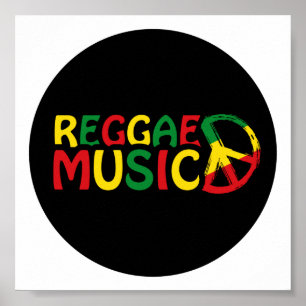 Poster Reggae Musique design, reggae art