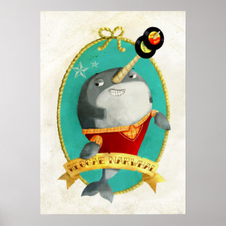 Poster Reggae Narwhal