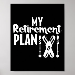 Poster Régime de retraite de ski