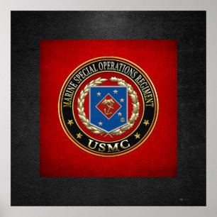 Poster Régiment d'opérations spéciales marines (MSOR) [3D
