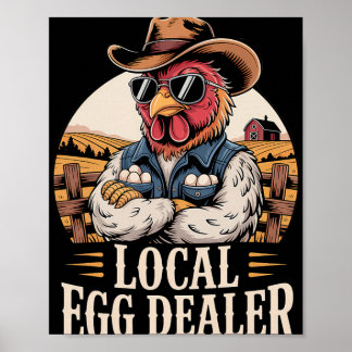 Poster Registre local des fournisseurs d'œufs Ferme de po