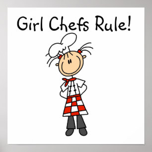 Poster Règle des chefs filles