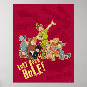 Poster Règle des garçons perdus