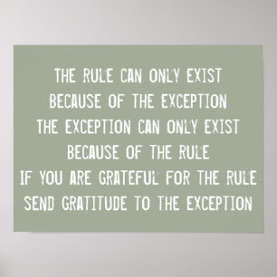 Poster Règles citation de sagesse, motivation inspirante