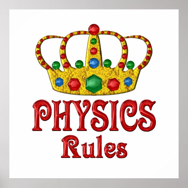 Poster Règles de la PHYSIQUE (Devant)
