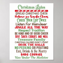 Règles de Noël Décor unique