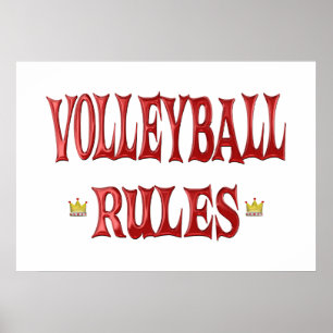 Poster Règles de volley-ball