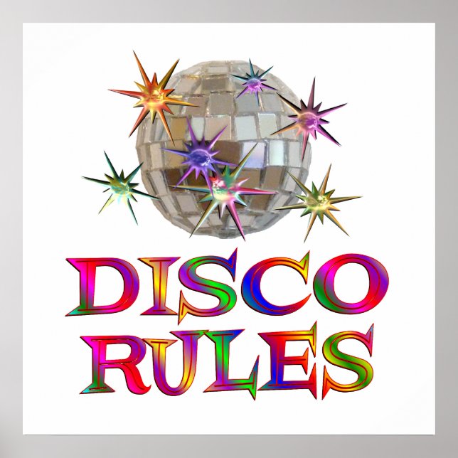 Poster Règles Disco (Devant)