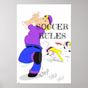 POSTER RÈGLES SUR LE FOOTBALL 1