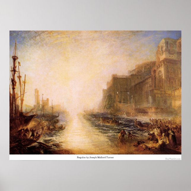 Poster Regulus par Joseph Mallord Turner (Devant)