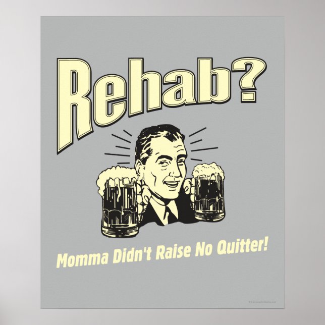 Poster Rehab : Maman n'a pas soulevé de questions (Devant)