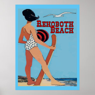 Poster Rehoboth Beach,