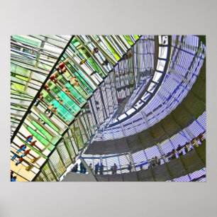 Poster Reichstag / Bundestag, Intérieur, Berlin(r41cpst)