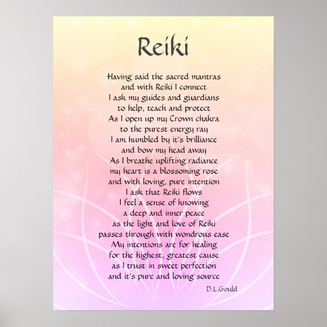 Poster Reiki (Devant)