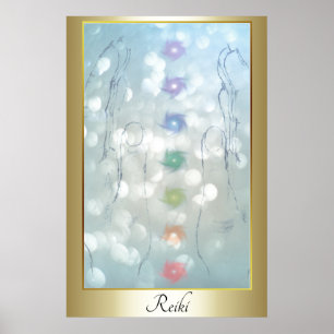 Poster Reiki Healing Hands design