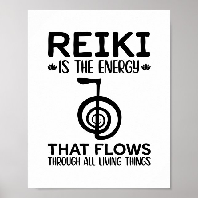 Poster Reiki | Master Healing (Devant)