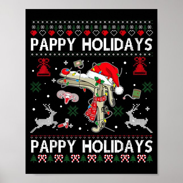 Poster Reindeer Speculum Obgyn Nurse Ugly Christmas Obste (Devant)