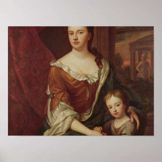 Poster Reine Anne et William, duc de Gloucester (Devant)