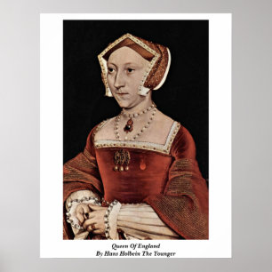 Poster Reine D'Angleterre Par Hans Holbein Le Jeune