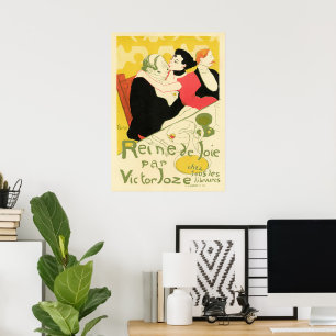 Poster Reine de Joie (Queen of Pleasure) Toulouse Lautrec