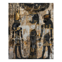 Reine de la dame pharaon d'Égypte