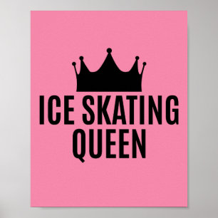 Poster Reine de patinage sur glace - Patinage sur glace 
