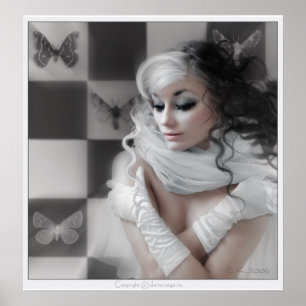 Poster Reine d'échecs