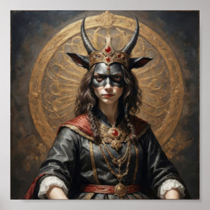 Poster Reine des chèvres démoniaques (sucettes) au facema