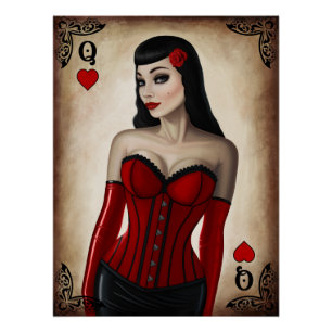 Poster Reine des Coeurs