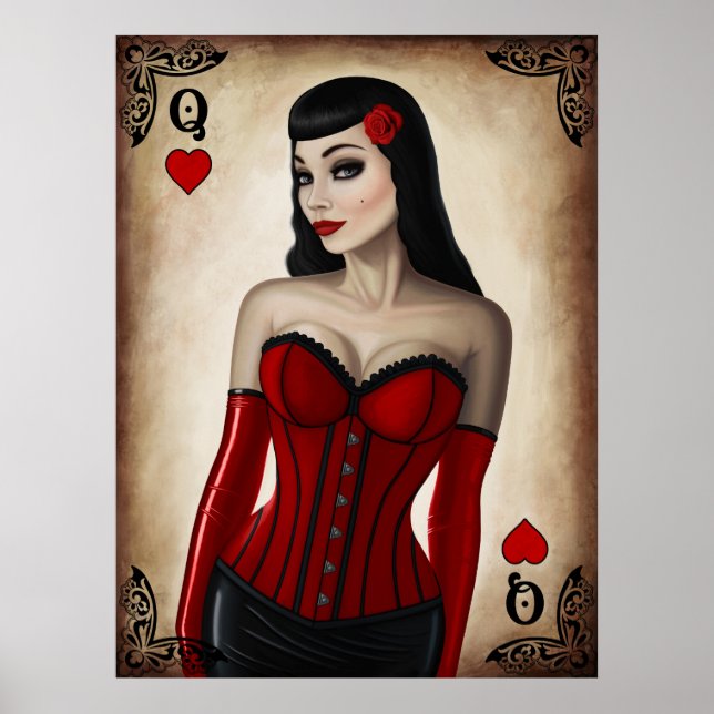 Poster Reine des Coeurs (Devant)