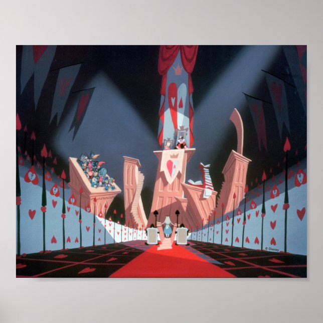 Poster Reine des Coeurs | Alice dans sa cour (Devant)