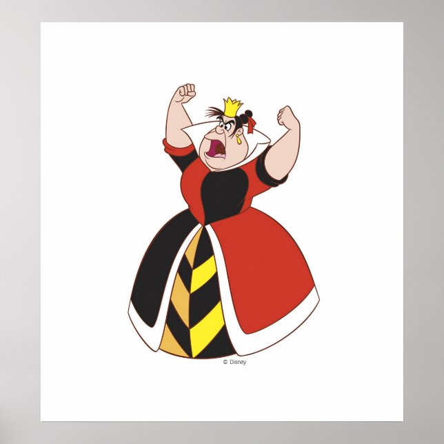 Poster Reine des Coeurs Disney (Devant)