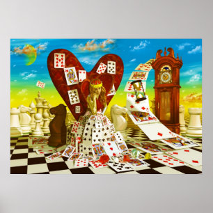 Poster Reine des échecs