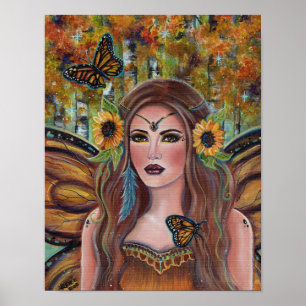 Poster Reine Des Fées D'Automne Par Renee Lavoie