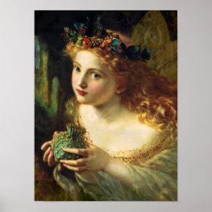 Poster Reine des fées par Sophie Gengembre Anderson CC001