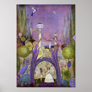 Poster Reine des fleurs de Thumbelina Imprimer