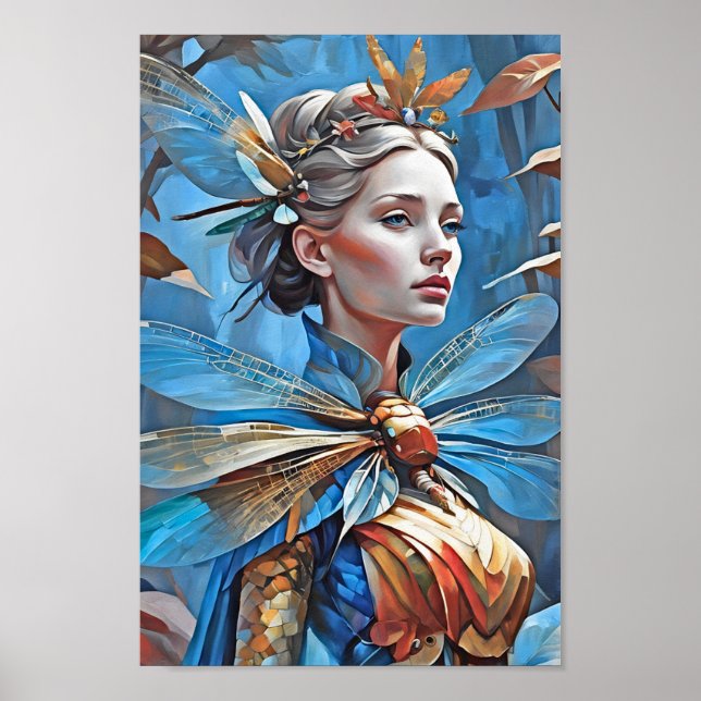 Poster Reine Des libellules (Devant)