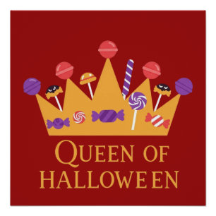 Poster Reine d'Halloween