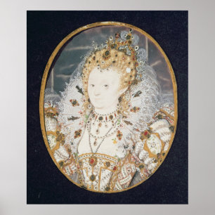 Poster Reine Elizabeth I, c.1595-1600