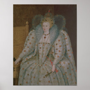 Poster Reine Elizabeth I d'Angleterre et d'Irlande