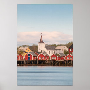 Poster Reine Lofoten Norvège