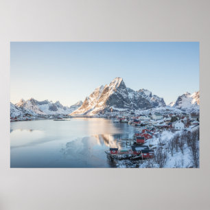Poster Reine Lofoten Norvège