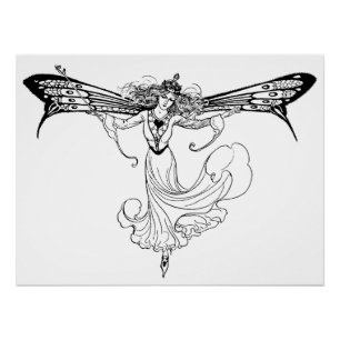 Poster Reine Mab Fairy, reine des fées